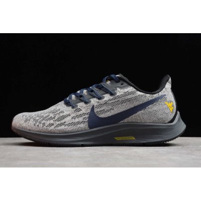 Nike Erkek Air Zoom Pegasus 36 Gri / Mavi Koşu Ayakkabısı Türkiye - 731N2838